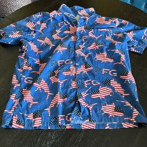 Columbia Mens PFG 4TH of July shirt sz.L